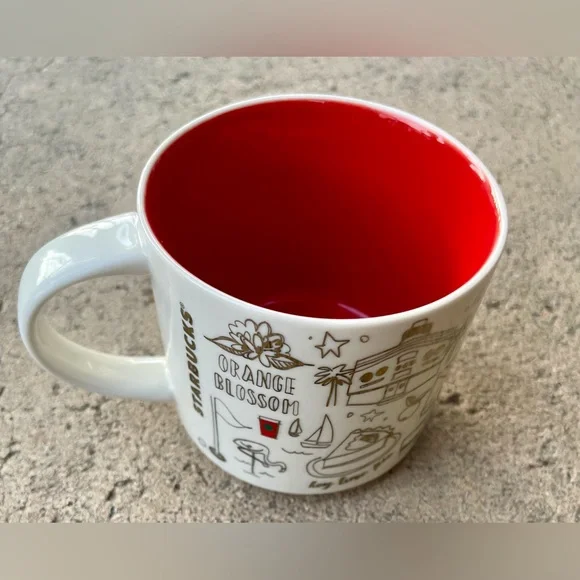 Starbucks Been There Series Florida Holiday Gold The Sunshine State Mug 14 oz - Picture 4 of 7